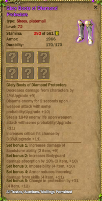 Glory Armors of Diamond Protectors